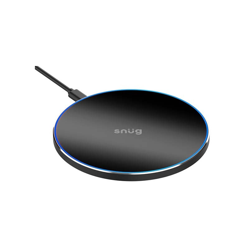 Snug Wireless Pad Charger 15W - Black - Black