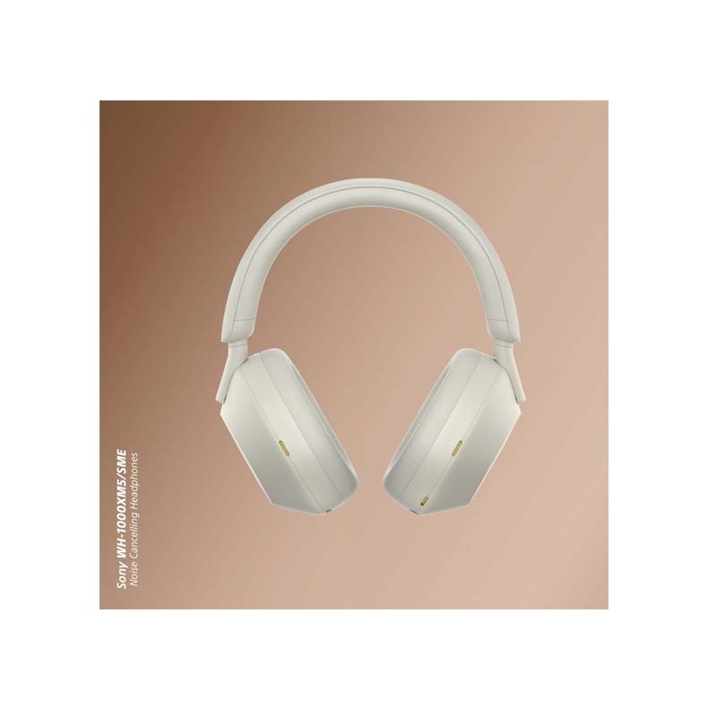 Sony WH-1000XM5 Wireless Noise-Cancelling Headphones - Silver - Silver