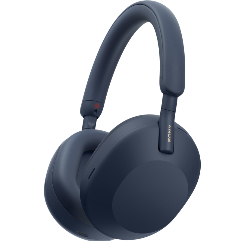 Sony WH1000XM5 Wireless Noise Cancelling BT Headphones - Black - Black