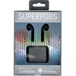 Supa Fly Superpods True Wireless Earpods - Black