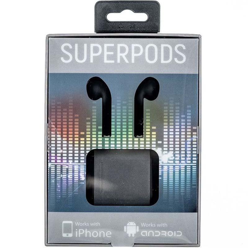Supa Fly Superpods True Wireless Earpods - Black