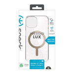 Speck Apple iPhone 15 Presidio Lux With Magsafe - Clear / Gold Glittr - Clear / Gold