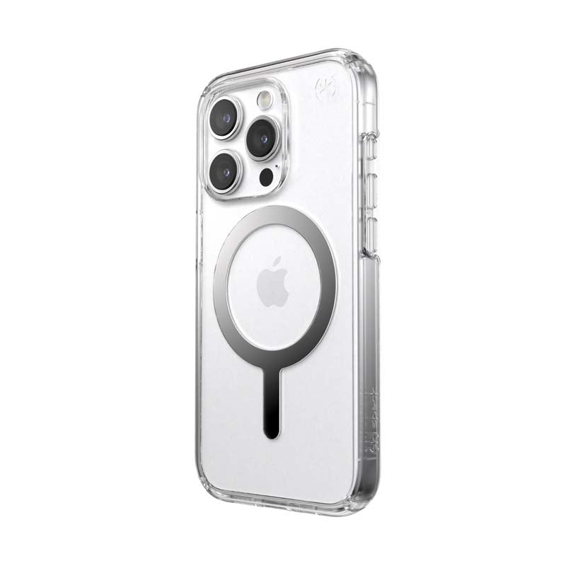 Speck Apple iPhone 15 Pro Perfect Clear With Magsafe - Clear / Chrome - Clear