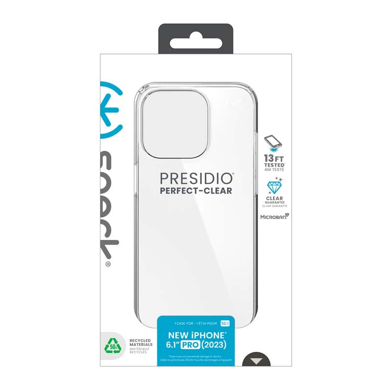 Speck Apple iPhone 15 Pro Presidio Perfect Clear - Clear - Clear