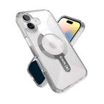 Speck Apple iPhone 16 Gemshell Clear Grip Magsafe Case - Clear - Clear