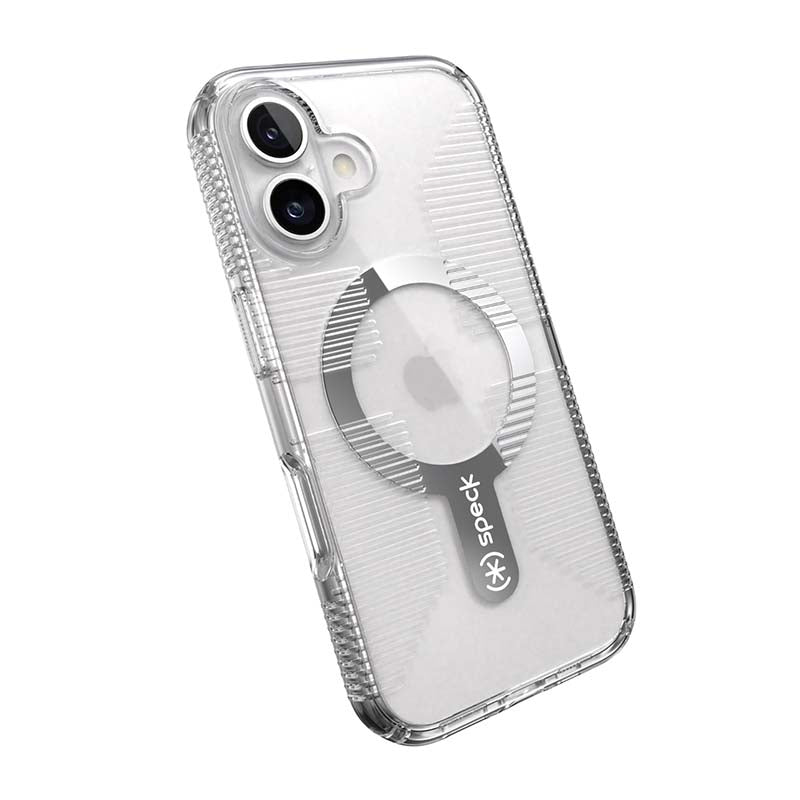 Speck Apple iPhone 16 Gemshell Clear Grip Magsafe Case - Clear - Clear