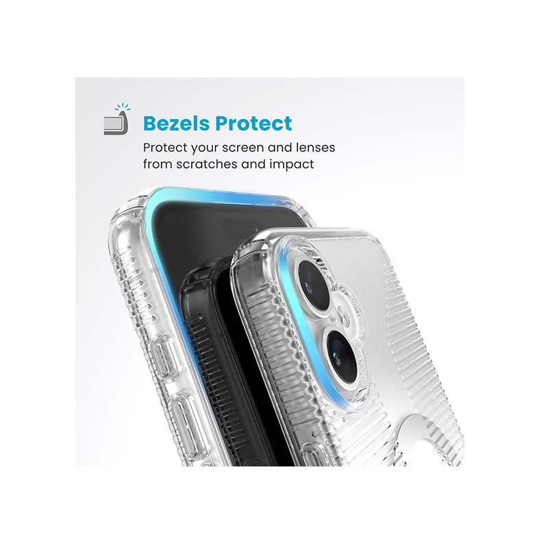 Speck Apple iPhone 16 Plus Gemshell Clear Grip Magsafe Case - Clear - Clear