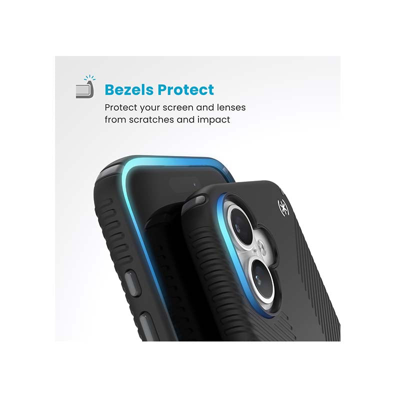 Speck Apple iPhone 16 Presidio Pro Grip Case - Black - Black