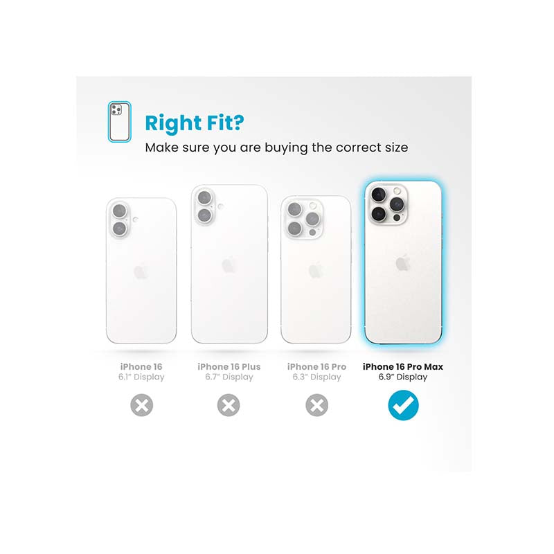 Speck Apple iPhone 16 Pro Max Presidio Perfect-Clear Case - Clear - Clear