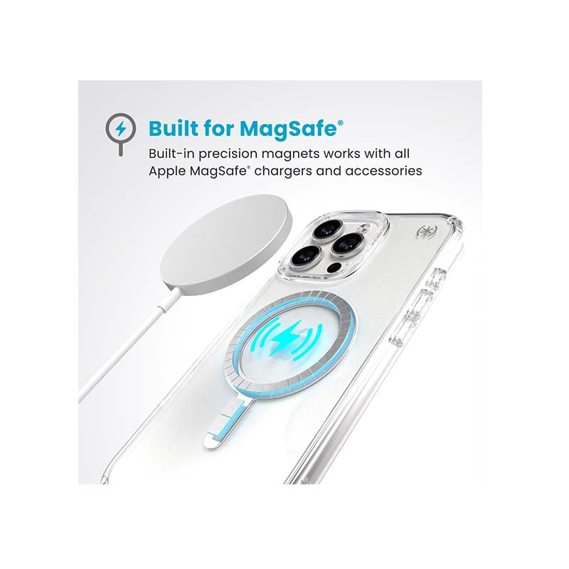 Speck Apple iPhone 16 Pro Max Presidio Perfect-Clear Magsafe Case - Clear - Clear