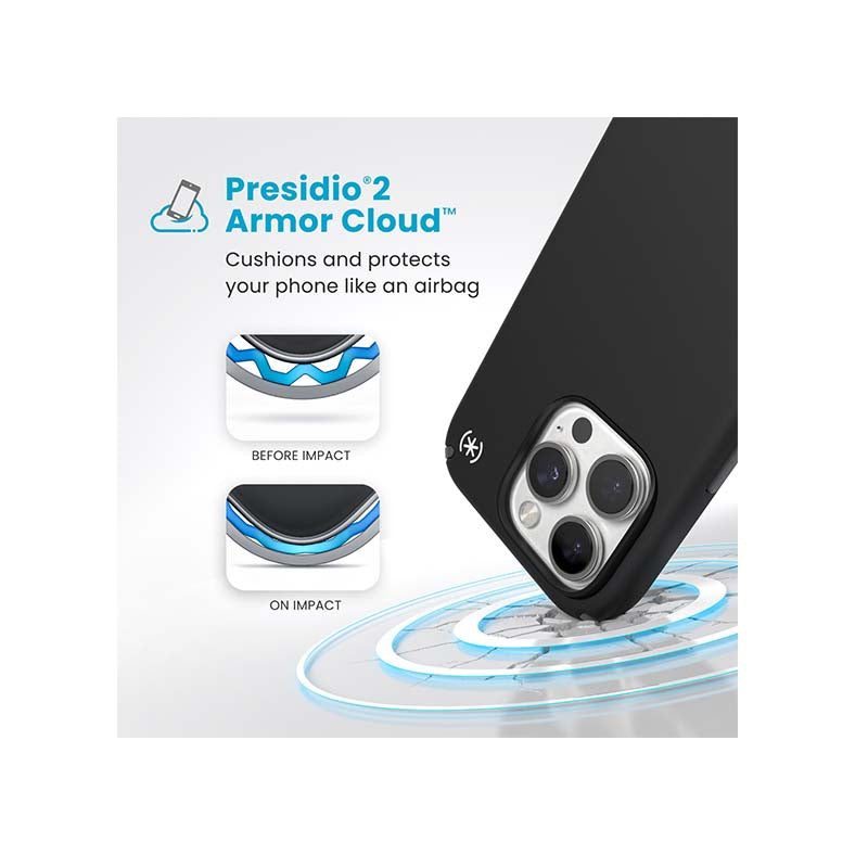 Speck Apple iPhone 16 Pro Presidio2 Pro Magsafe Case - Black - Black