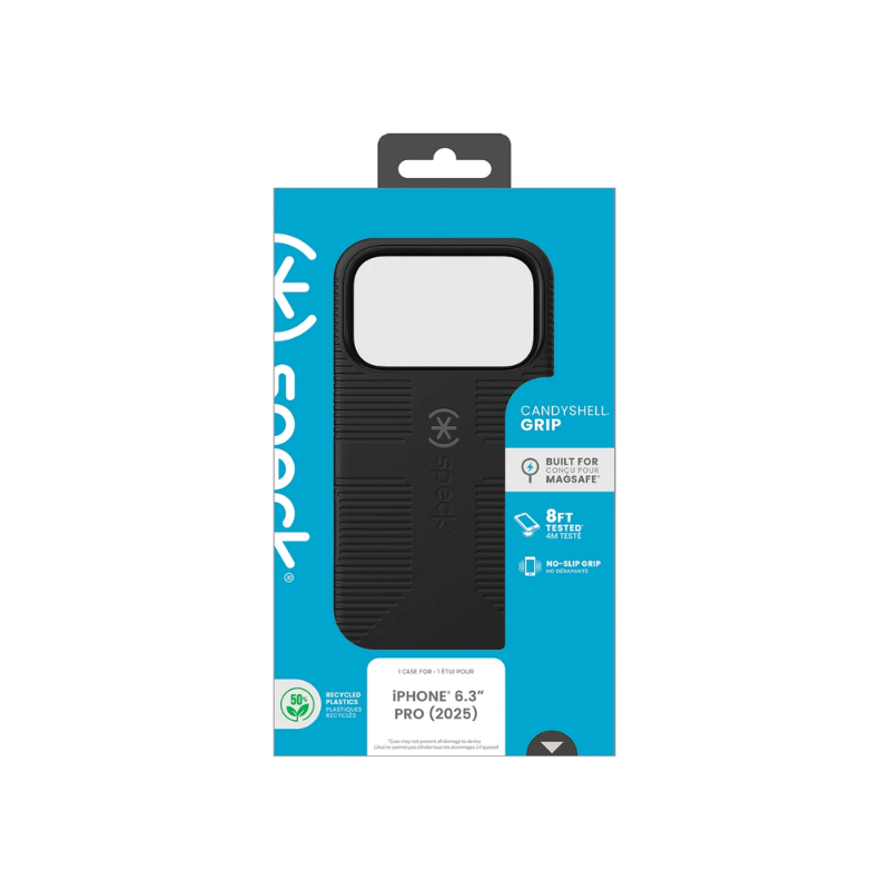 Speck iPhone 17 Pro Max Candyshell Grip MagSafe - Black - Black