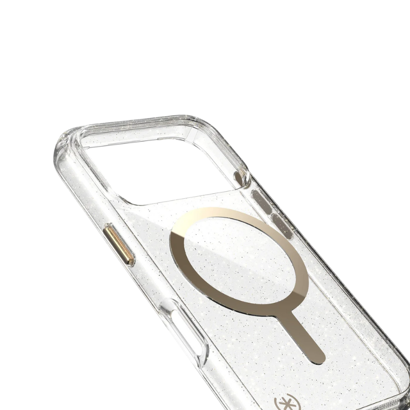 Speck Presidio Lux Glitter MagSafe Apple iPhone 17 Pro Max Case - Clear - Clear