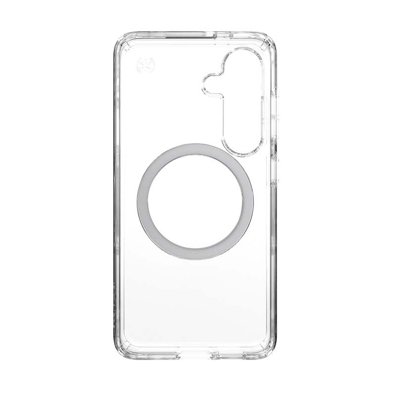 Speck Presidio Perfect Clear Magnet Case Samsung Galaxy S25 - Clear / Silver - Clear / Silver