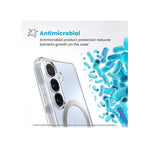 Speck Presidio Perfect Clear Magnet Case Samsung Galaxy S25 - Clear / Silver - Clear / Silver