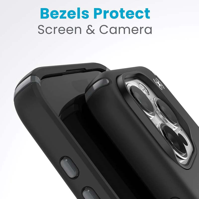 Speck Presidio2 Pro iPhone 15 Pro Case - Black / Grey