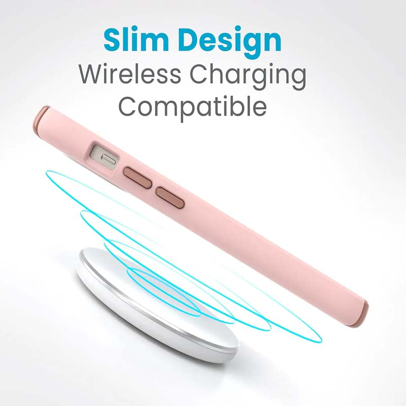 Speck Presidio2 Pro iPhone 15 Case - Pink / White