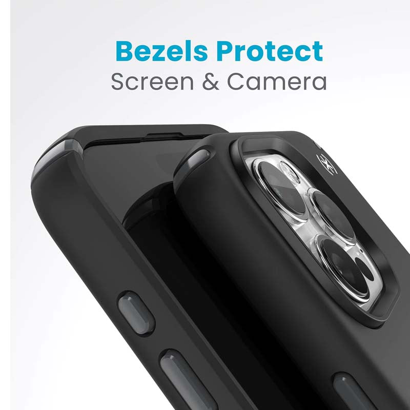 Speck Presidio2 Pro iPhone 15 Pro Max Case - Black / Grey