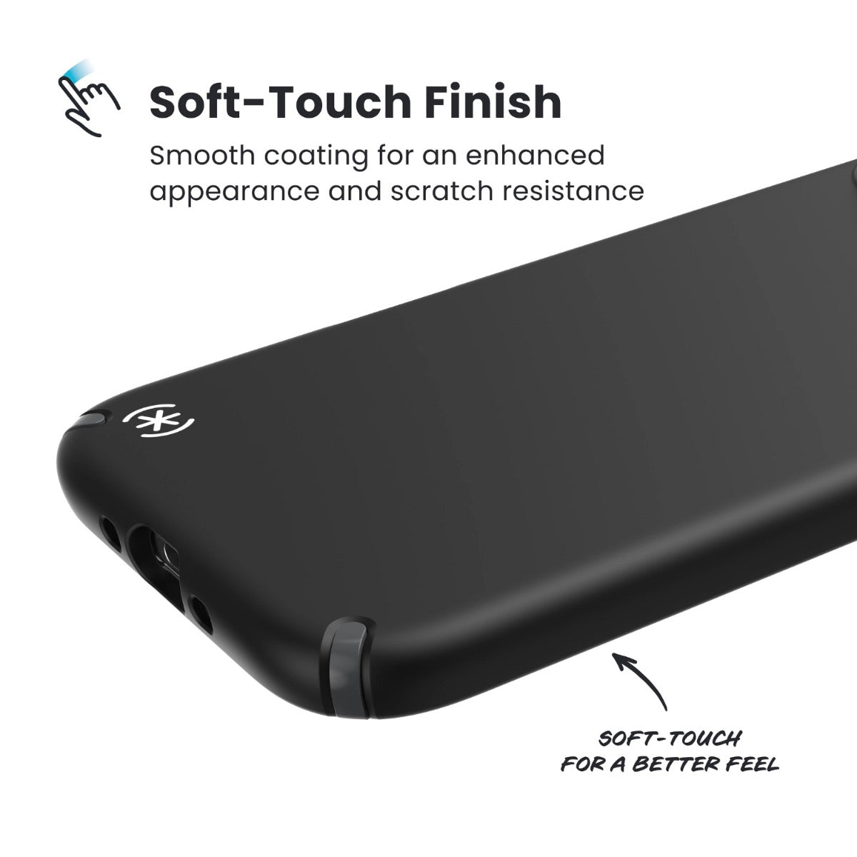 Speck Presidio2 Pro MagSafe Case Apple iPhone Air â€“ Black / Slate Grey - Black