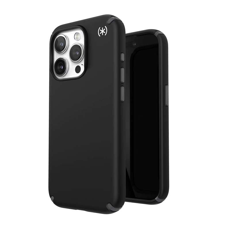 Speck Presidio2 Pro Magsafe iPhone 15 Pro Case - Black / Grey - Black/Grey