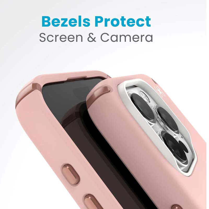 Speck Presidio2 Pro Magsafe iPhone 15 Pro Case - Pink / Rose - Pink