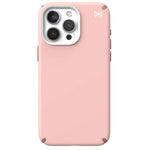 Speck Presidio2 Pro Magsafe iPhone 15 Pro Max Case - Pink / White - White / Pink
