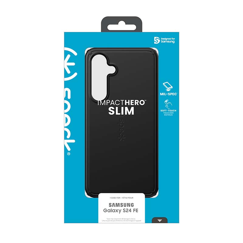 Speck Samsung Galaxy S24 FE IMPACTHERO Slim Case - Black - Black