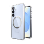 Speck Samsung Galaxy S25 Plus Presidio Perfect Magnetic Case - Clear / Silver - Clear / Silver