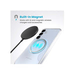 Speck Samsung Galaxy S25 Plus Presidio Perfect Magnetic Case - Clear / Silver - Clear / Silver