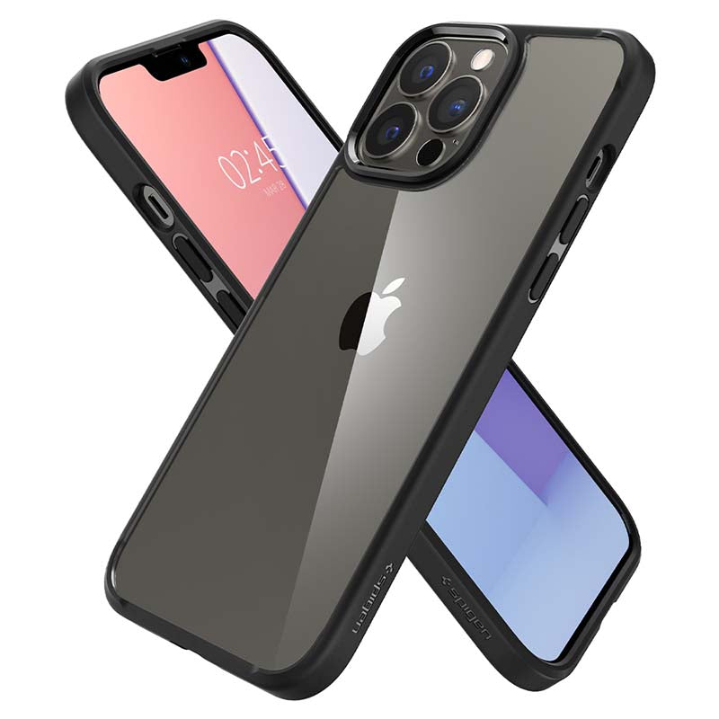 Spigen Apple iPhone 13 Pro Crystal Hybrid Case - Matte Black - Black