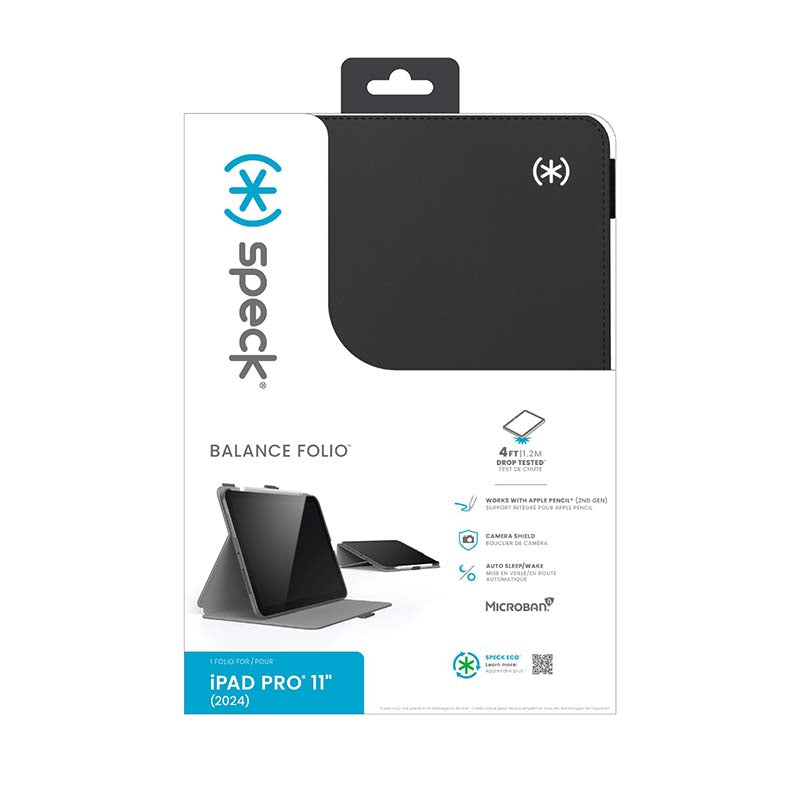 Speck Balance Folio Case for Apple iPad Pro 11 inch (2024) - Black