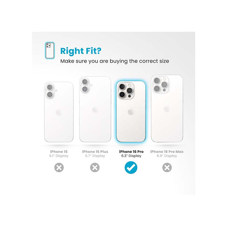 Speck Apple iPhone 16 Pro Presidio Perfect-Clear Case - Clear