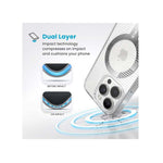 Speck Apple iPhone 16 Pro Gemshell Clear Grip Magsafe Case - Clear