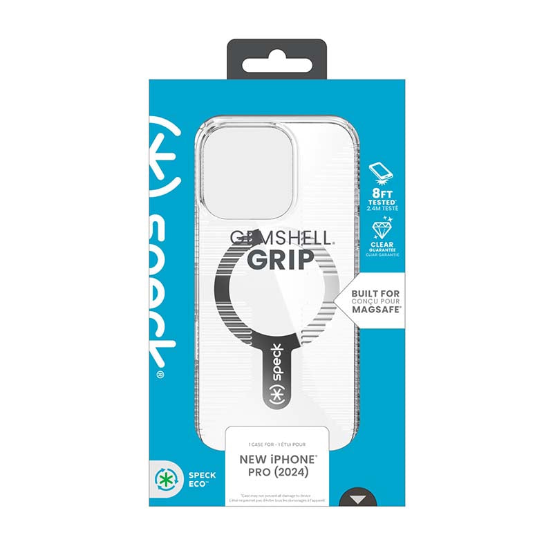 Speck Apple iPhone 16 Pro Gemshell Clear Grip Magsafe Case - Clear