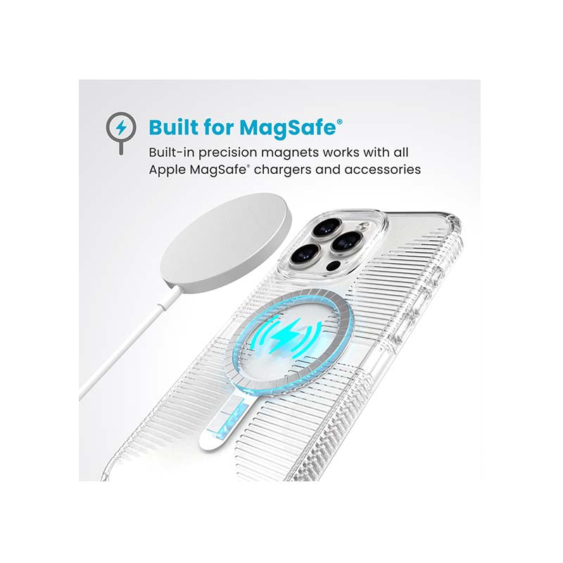 Speck Apple iPhone 16 Pro Max Gemshell Clear Grip Magsafe Case - Clear
