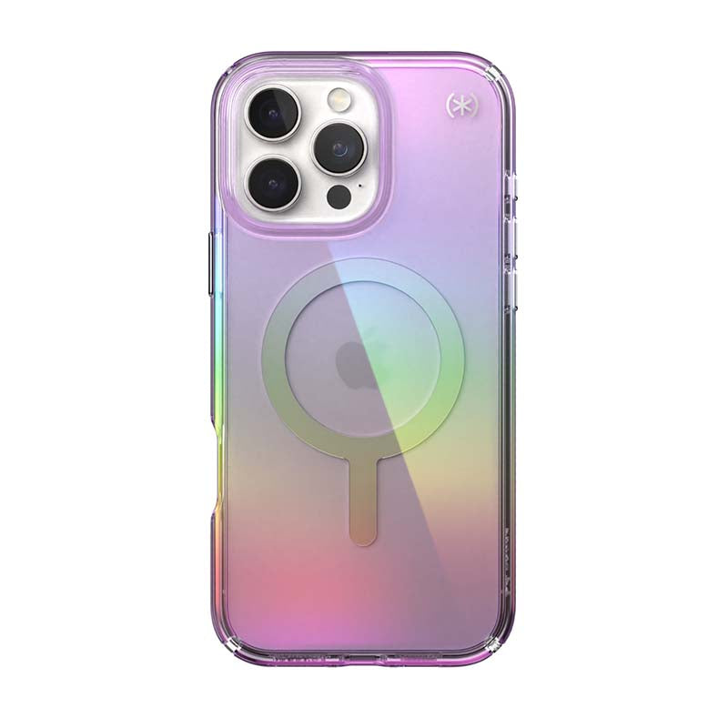 Speck Apple iPhone 16 Pro Max Presidio Lux Magsafe Case - Clear / Purple