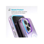 Speck Apple iPhone 16 Pro Max Presidio Lux Magsafe Case - Clear / Purple