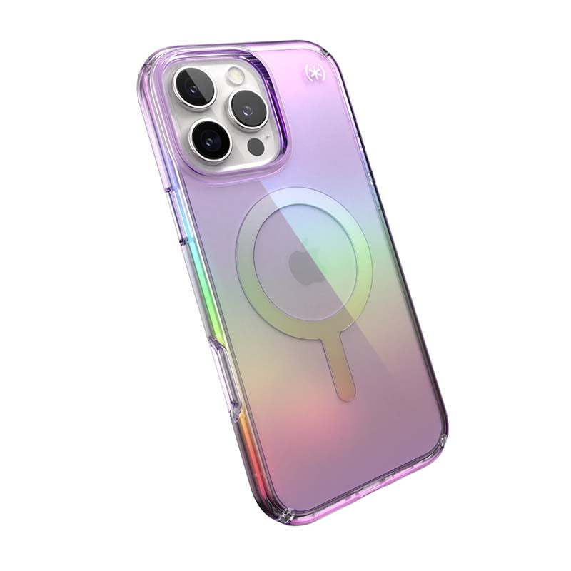 Speck Apple iPhone 16 Pro Max Presidio Lux Magsafe Case - Clear / Purple