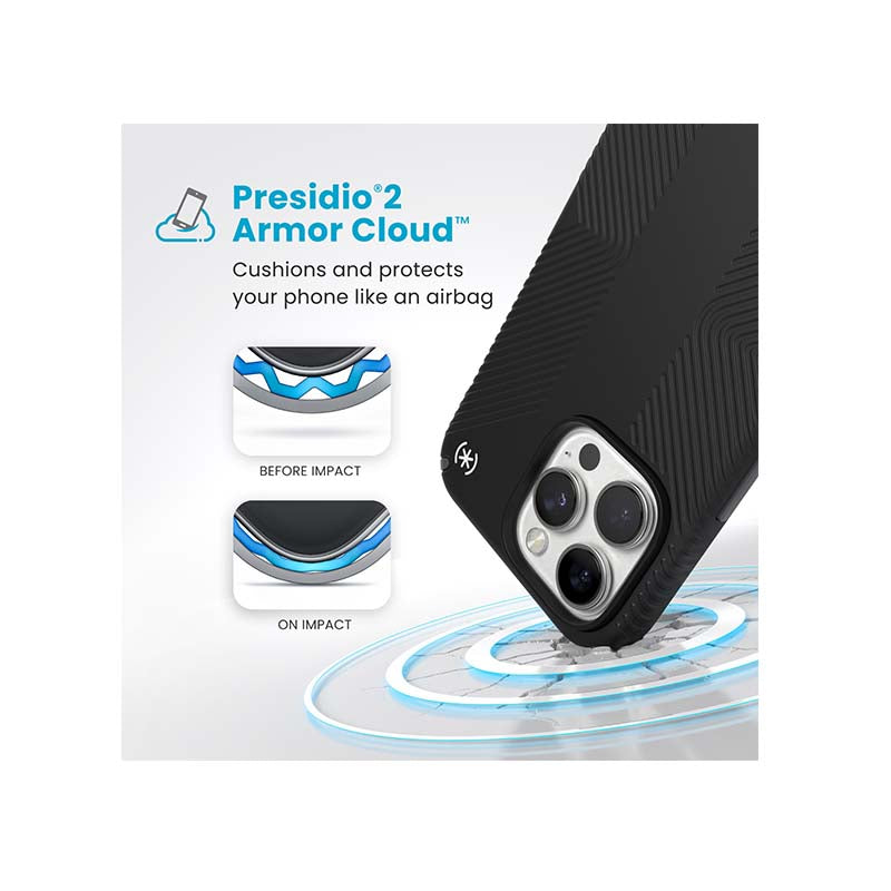 Speck Apple iPhone 16 Pro Max Presidio2 Pro Grip Case - Black
