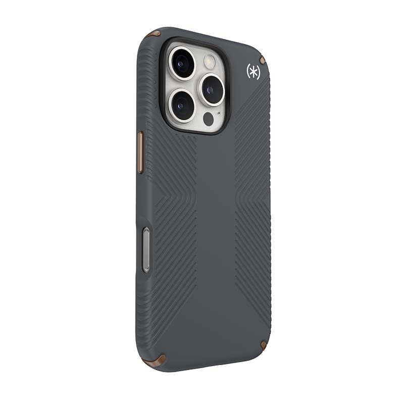 Speck Apple iPhone 16 Pro Presidio2 Pro Grip Case - Grey