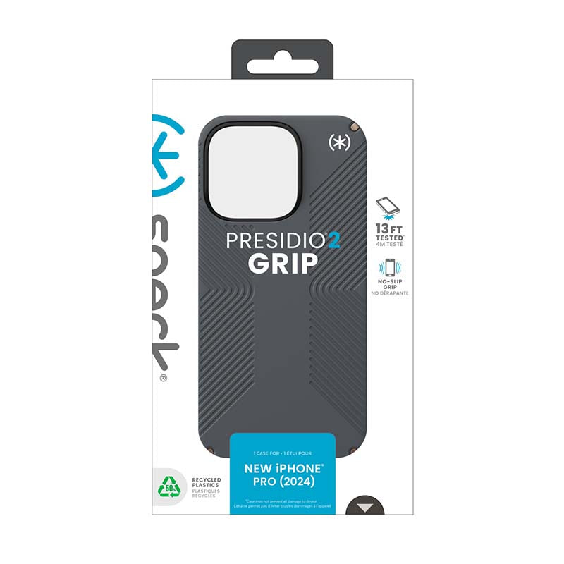 Speck Apple iPhone 16 Pro Presidio2 Pro Grip Case - Grey
