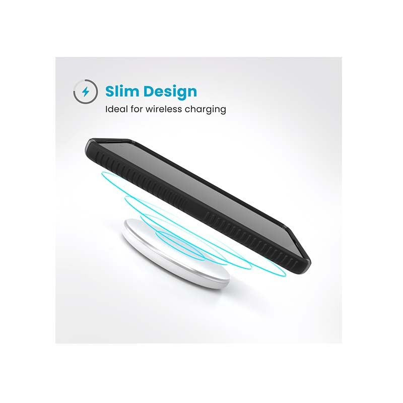 Speck Presidio2 Grip Case Samsung Galaxy S25 - Black / Slate Grey