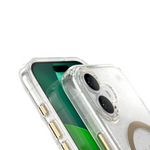 Speck Presidio Lux Glitter MagSafe Apple iPhone 17 Case - Gold Glitter