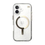 Speck Presidio Lux Glitter MagSafe Apple iPhone 17 Case - Gold Glitter