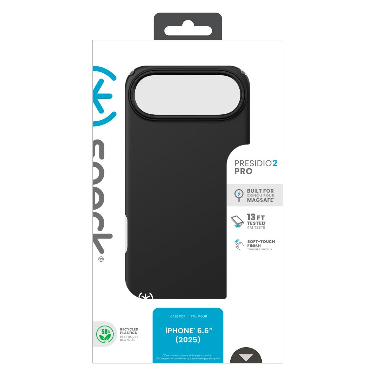 Speck Presidio2 Pro MagSafe Case Apple iPhone Air â€“ Black / Slate Grey