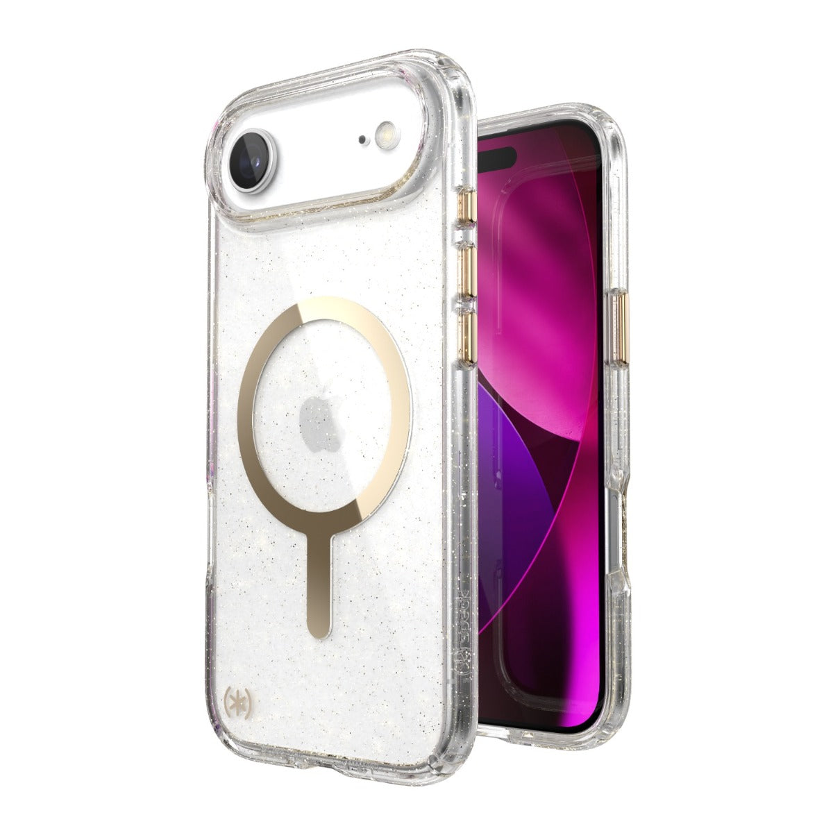 Speck Presidio Lux MagSafe Case Apple iPhone Air Gold Glitter