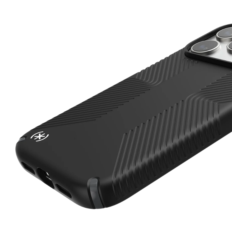Speck Presidio2 Grip MagSafe Apple iPhone 17 Pro Max Case - Black/Slate Grey