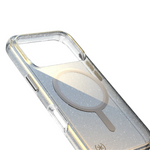Speck Presidio Lux Glitter MagSafe Apple iPhone 17 Pro Case - Sliver