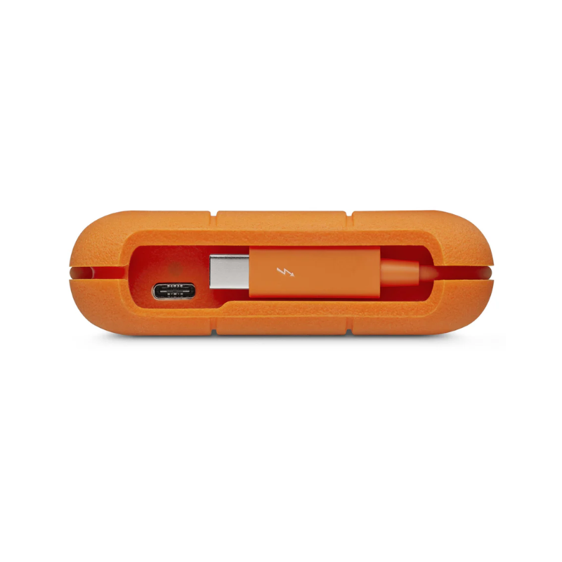 LaCie Rugged USB-C 5TB External Hard Drive - Orange
