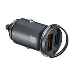 Supa Fly 48W Mini Dual USB Car Charger - Silver